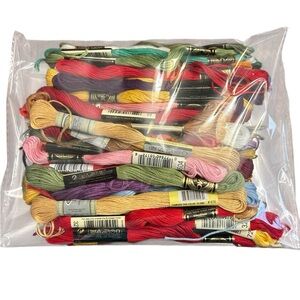 DMC, Sullivans,‎ J P Coats Embroidery Floss Lot Rainbow Colors  50 Skeins
